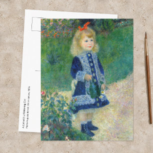 Carte Postale Pierre-Auguste Renoir - A Girl with a Watering Can
