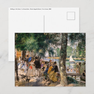 Carte Postale Pierre-Auguste Renoir - Baignade dans la Seine