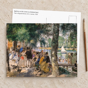 Carte Postale Pierre-Auguste Renoir - Baignade dans la Seine
