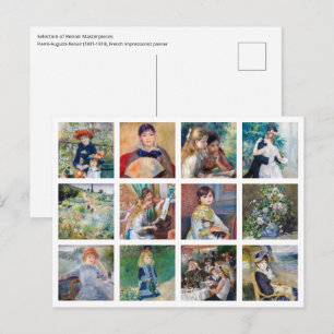 Carte Postale Pierre-Auguste Renoir - Chefs-d'oeuvre Grille Coll