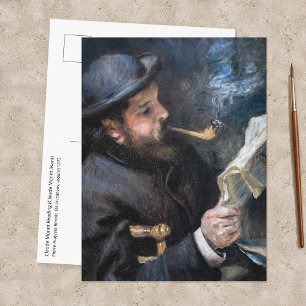 Carte Postale Pierre-Auguste Renoir - Claude Monet lisant