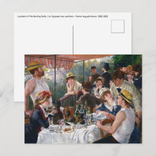 Carte Postale Pierre-Auguste Renoir - Déjeuner de la fête nautiq