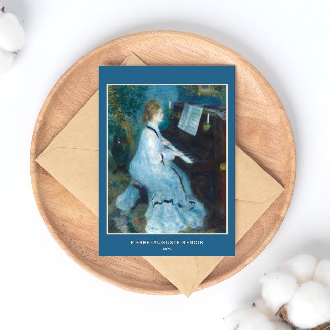 Carte Postale Pierre-Auguste Renoir, Femme au Piano (Créateur téléchargé)