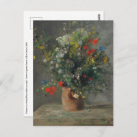 Pierre-Auguste Renoir - Fleurs dans un Vase 1866
