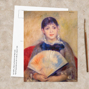 Carte Postale Pierre-Auguste Renoir - Jeune fille à l'éventail
