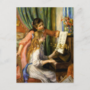 Carte Postale Pierre-Auguste Renoir - Jeunes Filles au Piano
