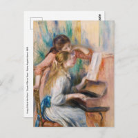Pierre Auguste Renoir - Jeunes filles au piano