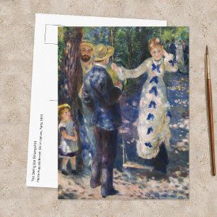 Carte Postale Pierre-Auguste Renoir - La Balançoire