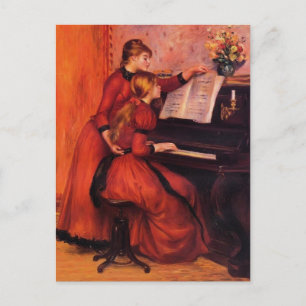 Carte Postale Pierre-Auguste Renoir - La Leçon De Piano