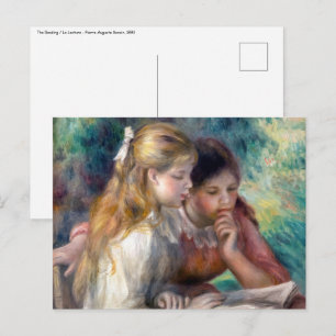 Carte Postale Pierre-Auguste Renoir - La Lecture