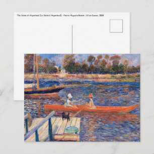 Carte Postale Pierre-Auguste Renoir - La Seine à Argenteuil