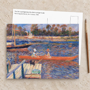 Carte Postale Pierre-Auguste Renoir - La Seine à Argenteuil