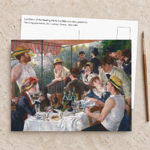 Carte Postale Pierre-Auguste Renoir - Le Déjeuner des canotiers