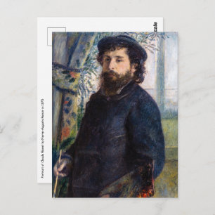 Carte Postale Pierre Auguste Renoir - Portrait de Claude Monet