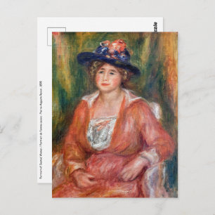 Carte Postale Pierre-Auguste Renoir - Portrait d'une femme assis