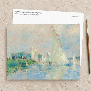 Carte Postale Pierre-Auguste Renoir - Régates à Argenteuil