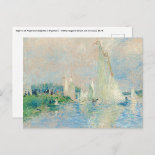 Carte Postale Pierre-Auguste Renoir - Regatta à Argenteuil