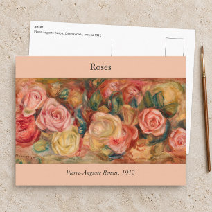 Carte Postale Pierre-Auguste Renoir - Roses
