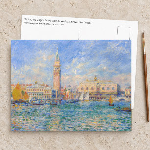 Carte Postale Pierre-Auguste Renoir - Venise, le Palais des Doge