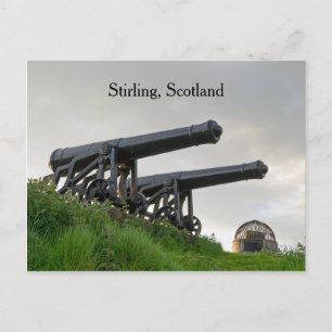 Carte Postale Pierre et canons à la décapitation de Stirling
