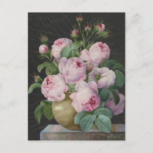 Carte Postale Pierre Joseph Redoute - Roses Roses Rose Dans Un V
