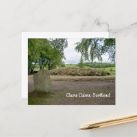 Pierre levée aux Clava Cairns, Écosse