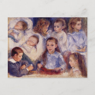 Carte Postale Pierre Renoir - Études des enfants de Paul Berard