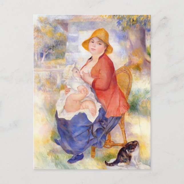 Carte Postale Pierre Renoir - Mère (Devant)