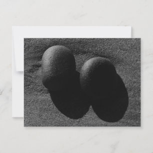 Carte Postale Pierres Cool noir et blanc photo