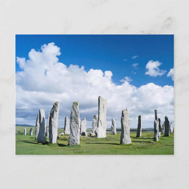 Carte Postale Pierres levées de Callanish 2 (Devant)