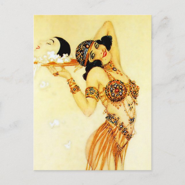 Carte Postale "Pierrot and Salome" de Raphael Kirchner (Devant)