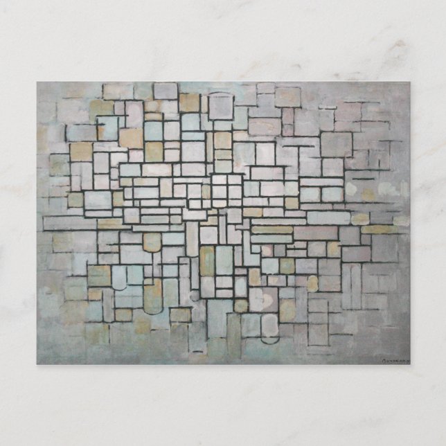 Carte Postale PIET MONDRIAAN - Composition No.11 1913 (Devant)