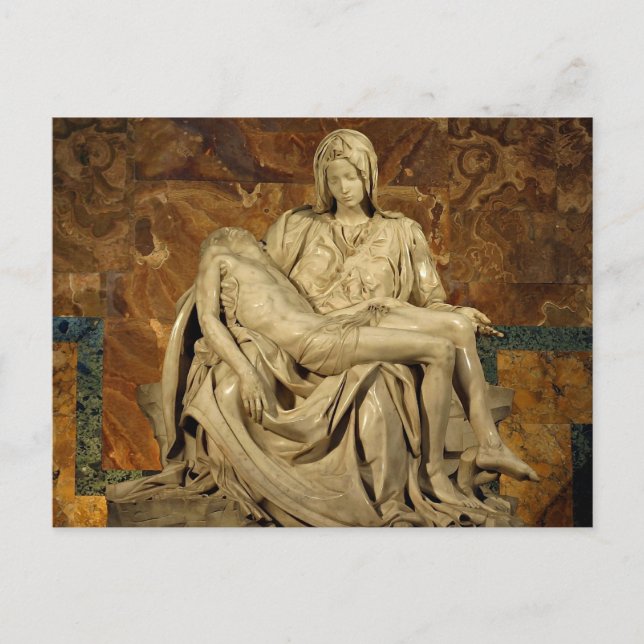 Carte Postale Pieta de Michel-Ange dans la basilique Saint-Pierr (Devant)