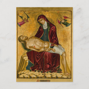 Carte Postale Pieta du Cercle de Nikolaos Tzafouris Icon