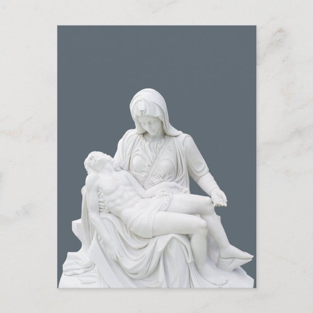 Carte Postale Pieta sculptée (Devant)