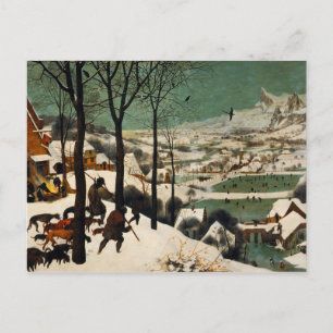 Carte Postale Pieter Bruegel L'Ancien - Chasseurs Dans La Neige
