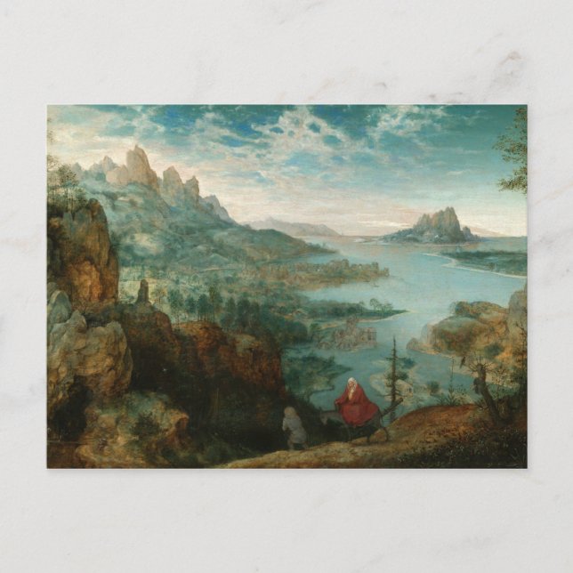 Carte Postale Pieter Bruegel - Paysage avec vol en Egypte (Devant)
