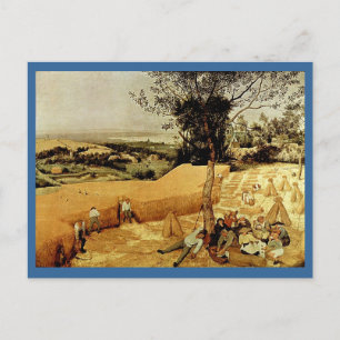 Carte Postale Pieter Bruegel's The Harvesters (1565)