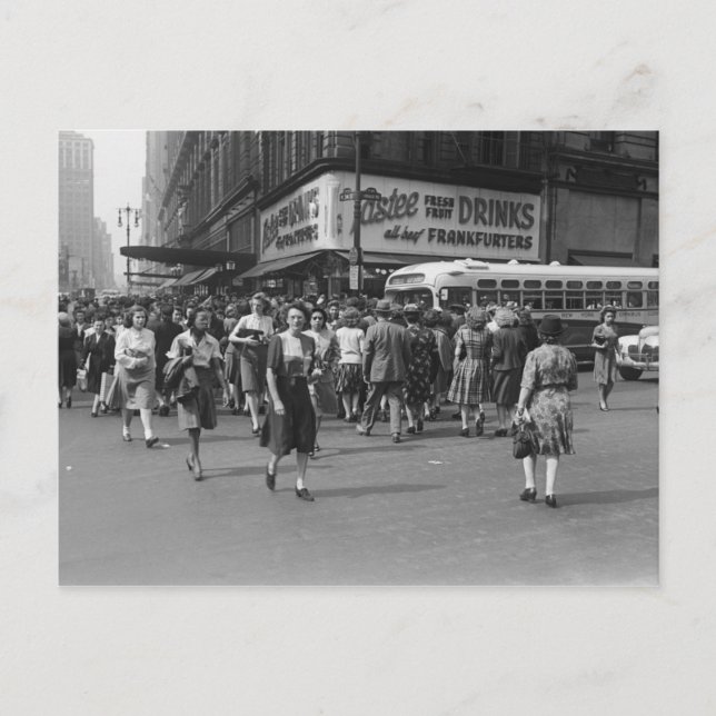 Carte Postale Piétons 2 (Devant)