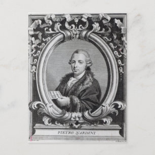 Carte Postale Pietro Nardini, gravée par G. Batta Cechi