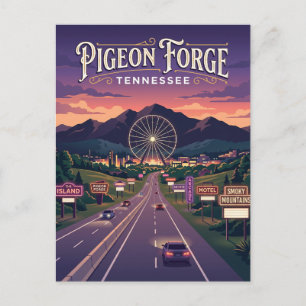 Carte Postale Pigeon Forge États-Unis