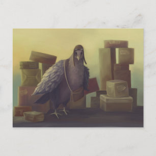 Carte Postale Pigeon-messager
