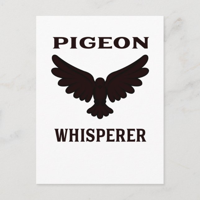 Carte Postale Pigeon Whisperer (Devant)