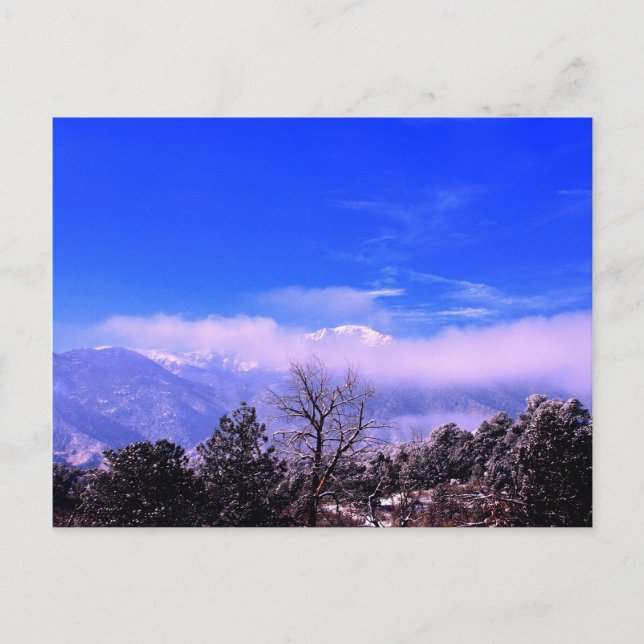 Carte Postale Pikes Peak Mountain, Colorado Springs, CO (Devant)