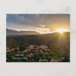 Carte postale Pikes Peak Sunset Haze