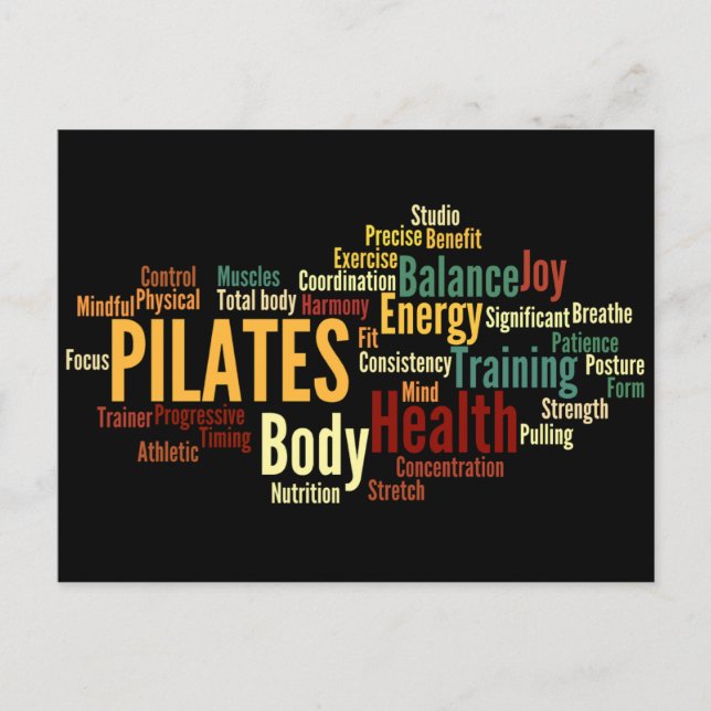 Carte postale PILATES (Devant)