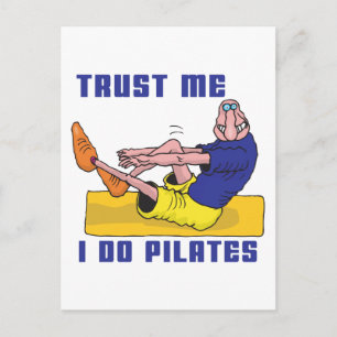 Carte Postale Pilates amusants
