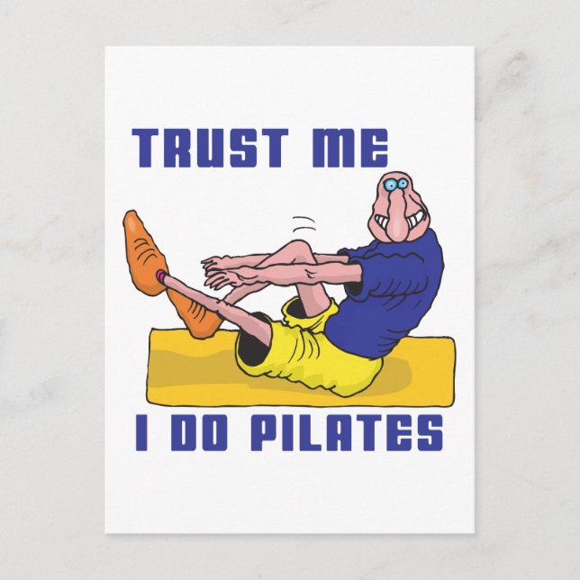 Carte Postale Pilates amusants (Devant)
