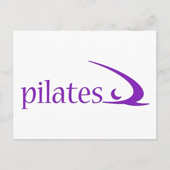 Carte Postale Pilates Design ! (Devant)