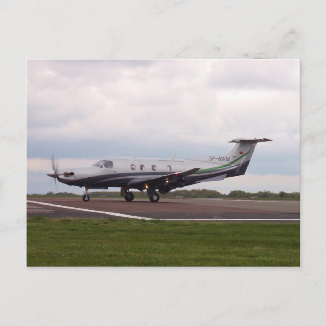 Carte Postale Pilatus PC 12 SP-NWM (Devant)
